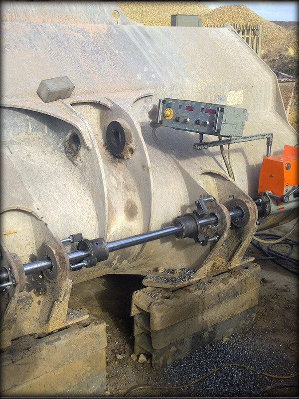 On Site Line Boring Superior Millwright Laser alignment, condition monitoring and industrial